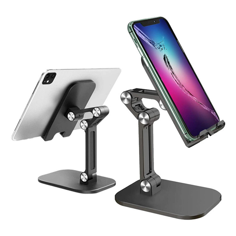 Angle ချိန်ညှိနိုင်သော Foldable Lazy Mobile Phone Desktop Stand